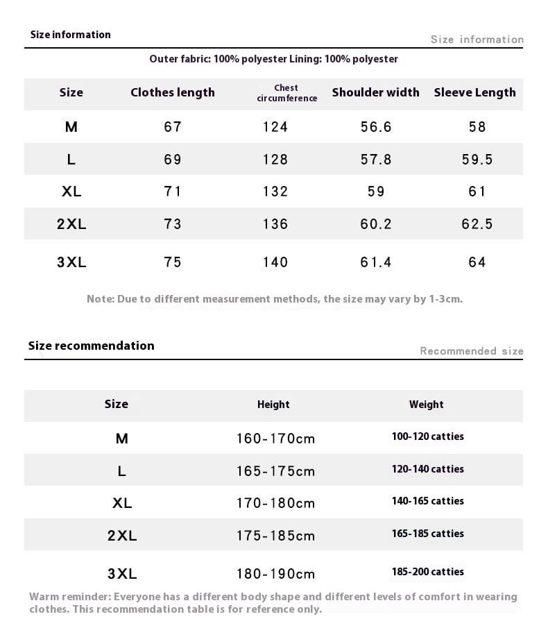 Casual Fashion Gradient Trendy Cotton Clothing Coat For Men
