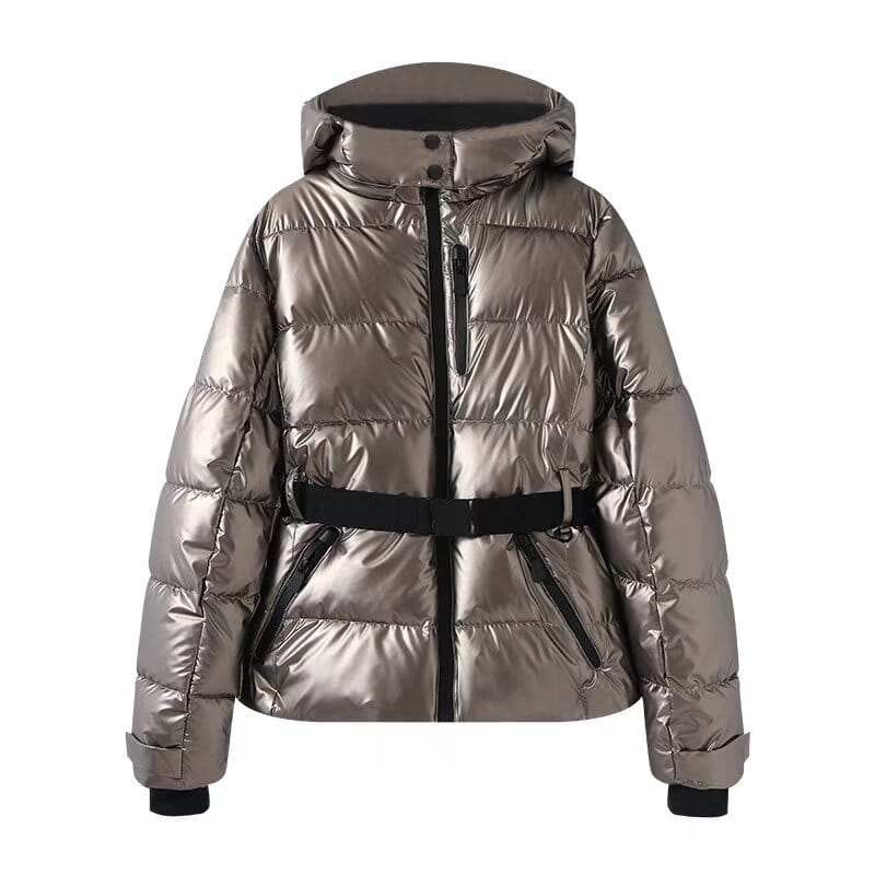 Women’s Waist Slimming With Belt Cotton-padded Jacket