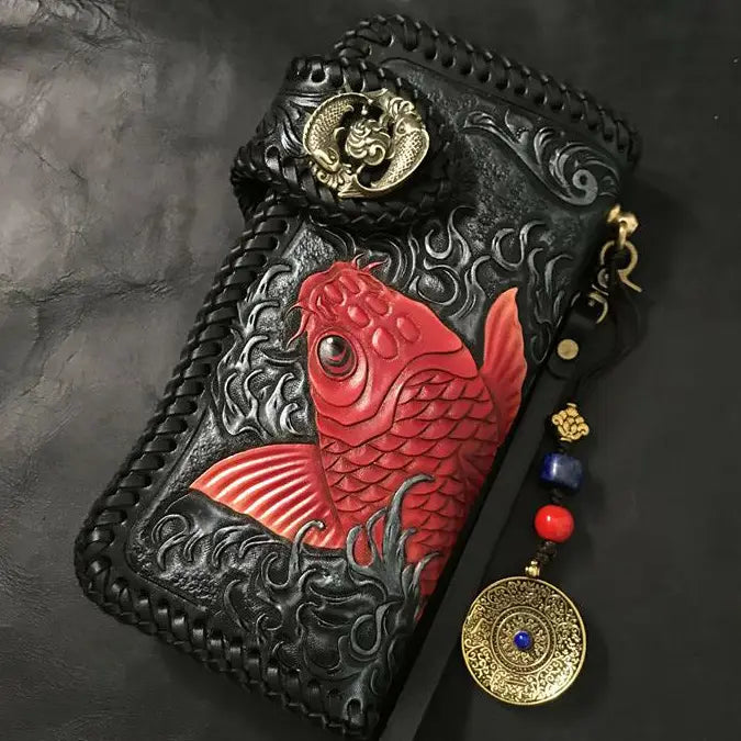Men’s Leather Art Handcrafted Carved Bag