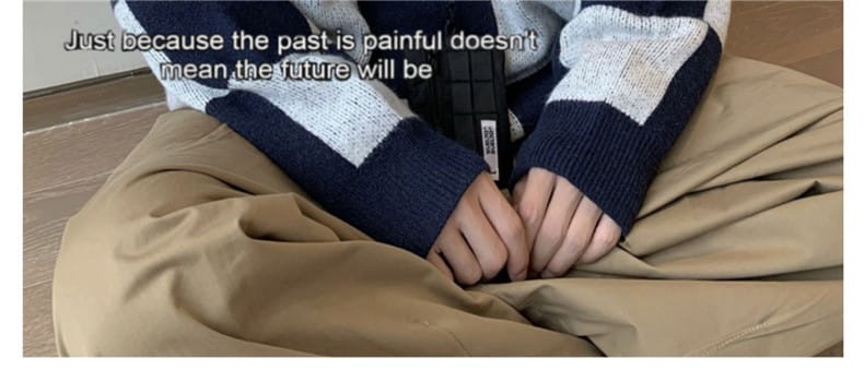 Loose And Idle Autumn And Winter Thickening Cotton Knitwear