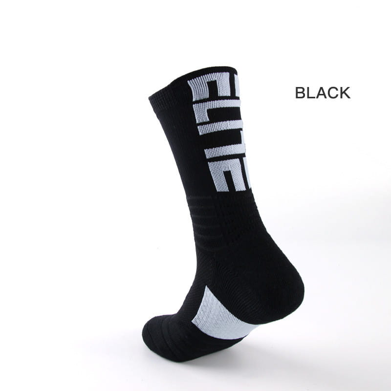 Men’s Basketball Socks Letter High-top Thickening Moisture-absorbing Sports Tide Socks