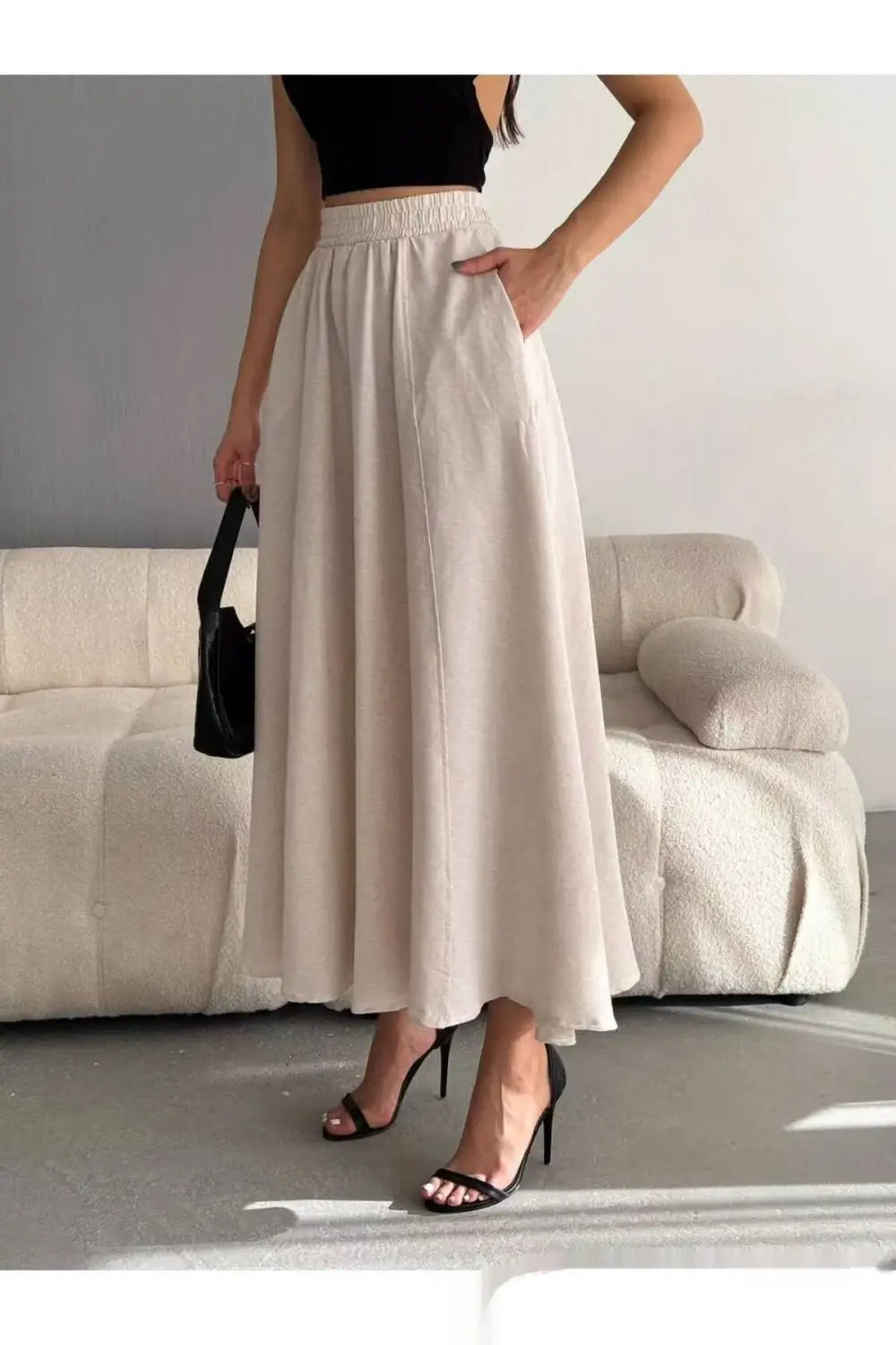 European And American Leisure A- Line Loose Fashion Women’s Wear Long Dress