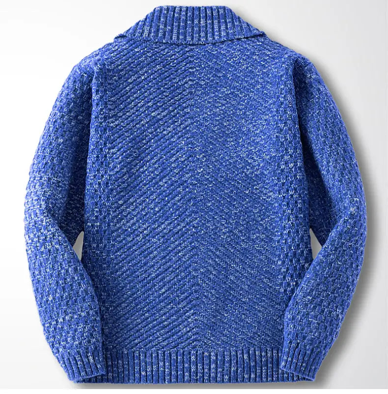 Polyester Men’s Long-sleeved Thick Needle Sweater Sweater