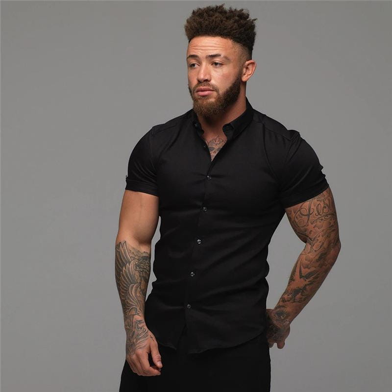 Muscle Men’s Fitness Shirt Short Sleeve