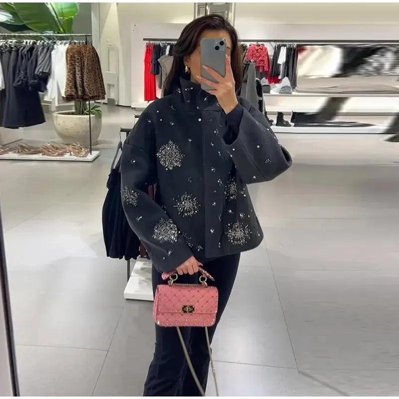 Autumn And Winter Women’s Jacket Personality Street Loose
