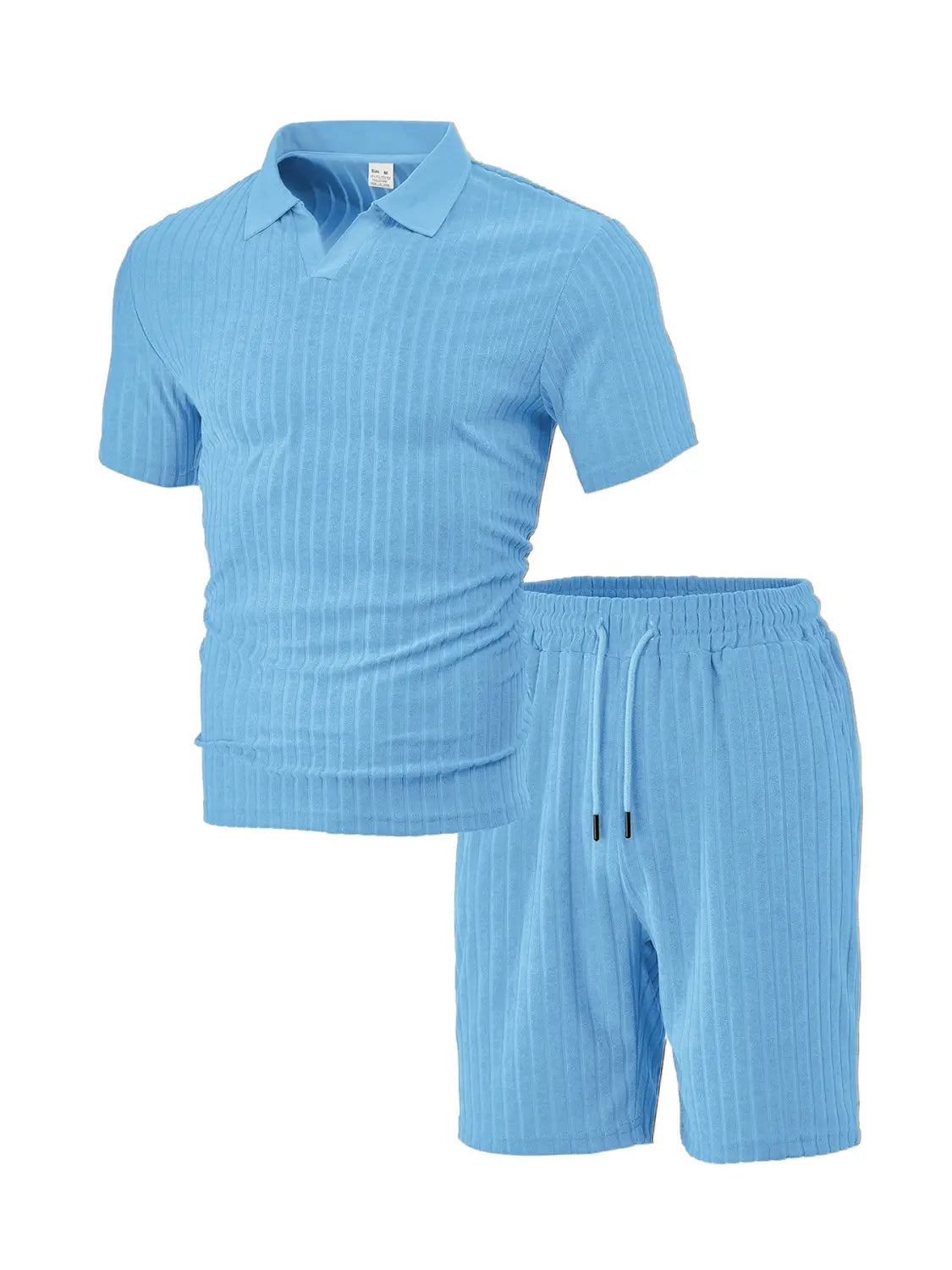 Men’s Breathable Figured Cloth Crew Neck Casual Sports Suit