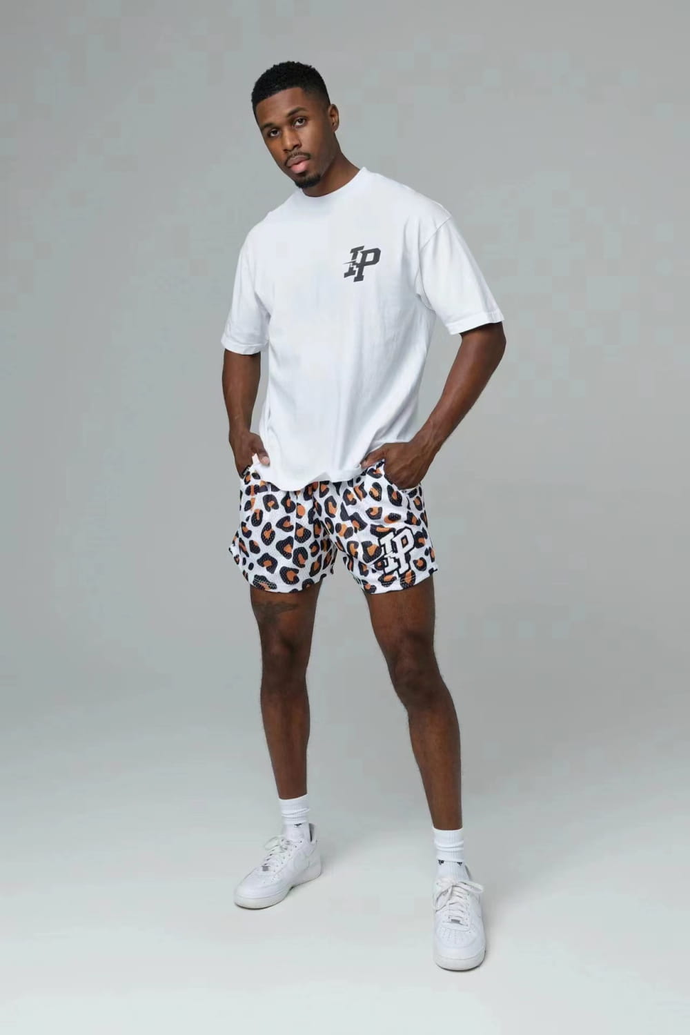 Men’s Sports Quick-drying Cropped Shorts Casual Basketball Running