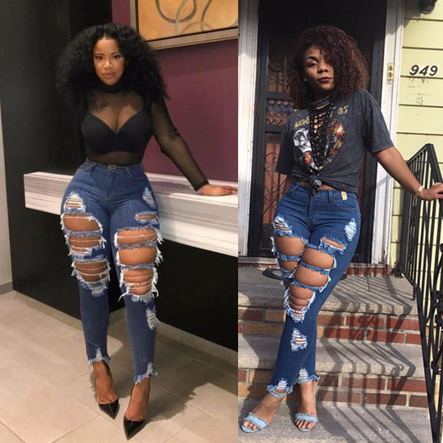 Women’s Beggar Denim Skinny Pants