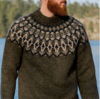 Men’s Round Neck Long Sleeve Sweater