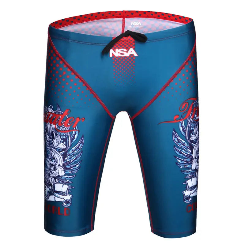 Seamless Stitching Digital Printing Swimming Trunks Men