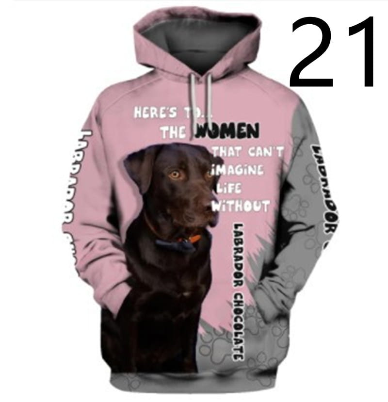 Thin 3D Digital Printing Hooded Sweatshirt