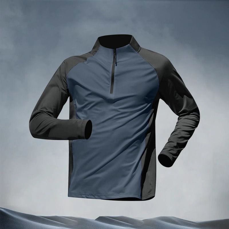 Half Zipper Training Wear Men’s Quick Drying Clothes Long Sleeve Trousers Suit