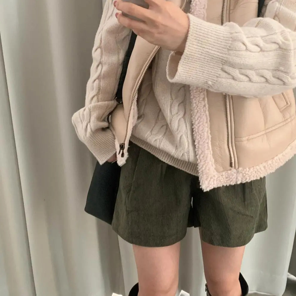 All-match Zipper Vest Jacket Coat For Women