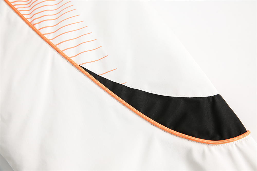 Splicing Gradient Letter Cotton Padded Loose Stand Collar Jacket