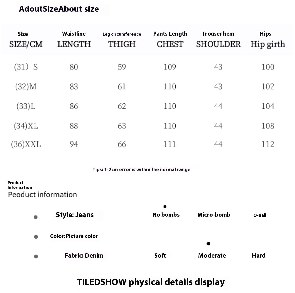 Light Color Irregular Towel Embroidered Slim Straight-leg Denim Trousers