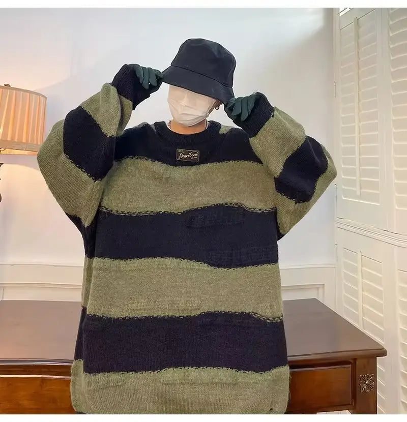 Simple All-match Round Neck Pullover Sweater