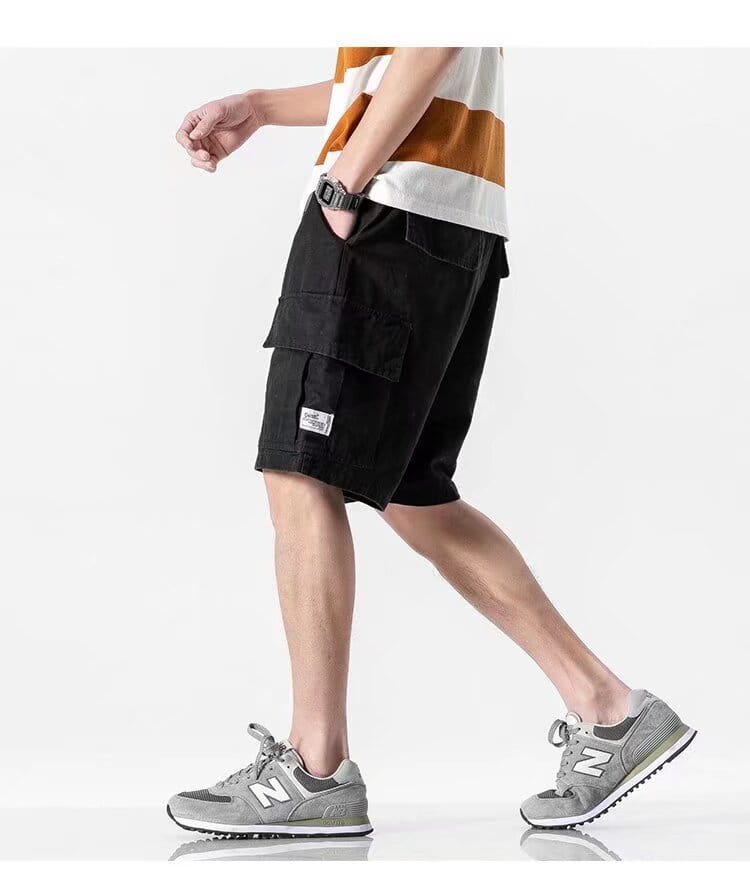 Summer Hong Kong Style Short Sleeve Shirt Coat Shorts Three-piece Suit