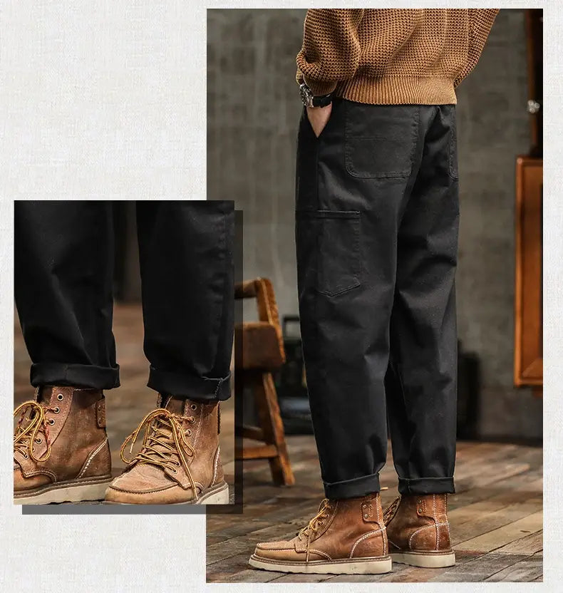 Trendy Men’s Clothing Retro Overalls Fashion Brand