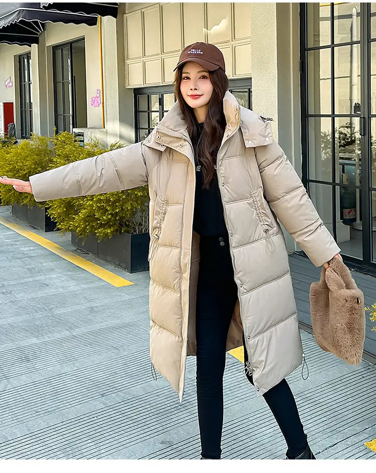 Thickened Down Loose Cotton Jacket Coat