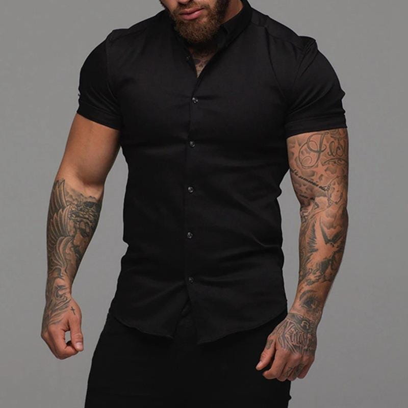 Muscle Men’s Fitness Shirt Short Sleeve