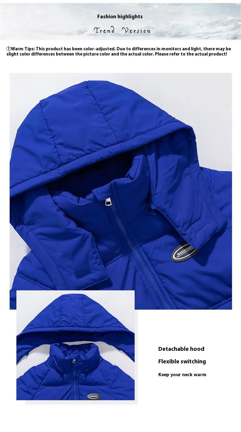 Women’s Mid-length Loose Overknee Thickened Cotton Padded Coat