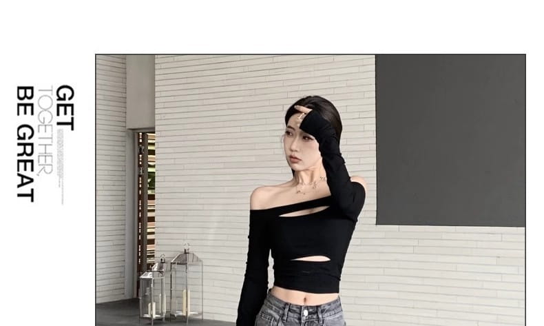 Gradient Color Big Ripped Hot Girl Wide Leg Jeans For Women