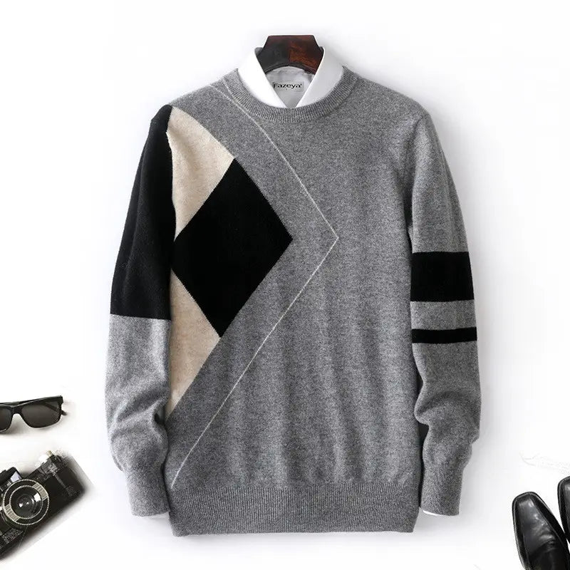 Men’s Cardigan Personalized Casual Top Thickened