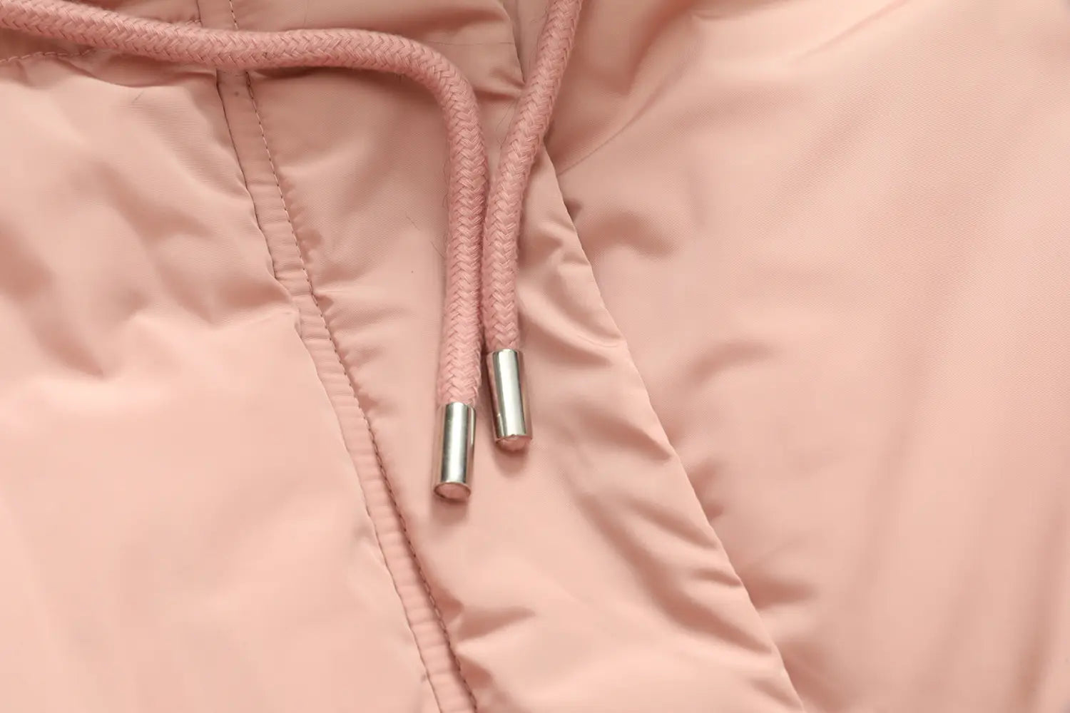 Women’s Cotton Jacket Drawstring Cinched Hoodie Fleece-lined Warm