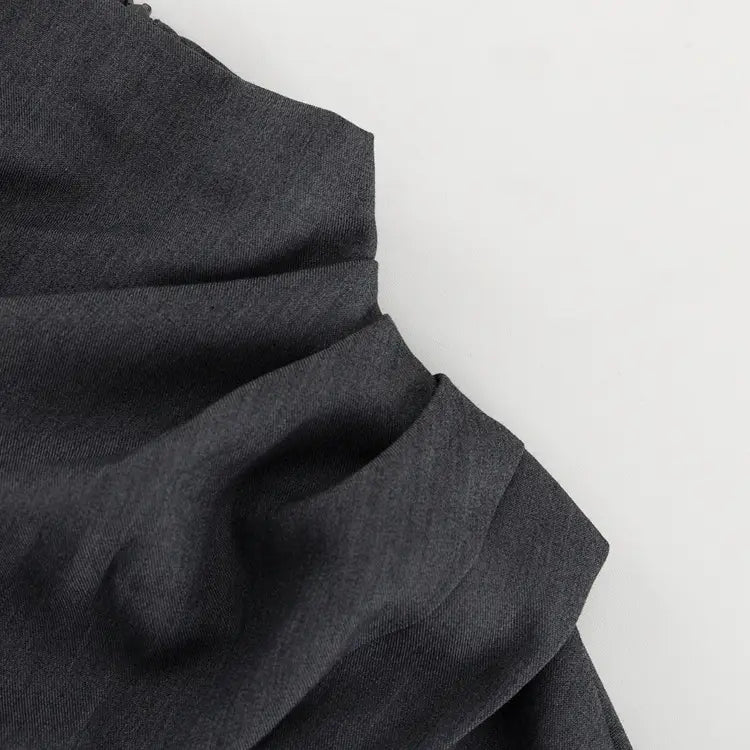 Gray Temperament Trousers High-End Fashion Online