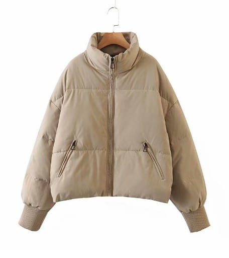 Women’s Urban Leisure Versatile Stand Collar Puffer Jacket Coat