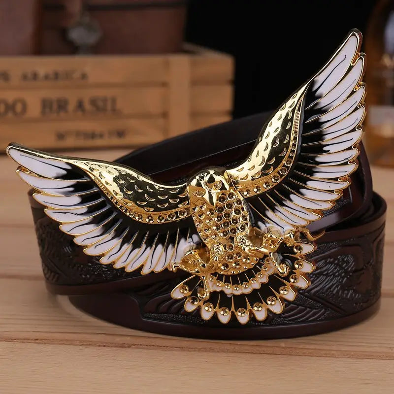 Western Men’s Leather Personality Belt