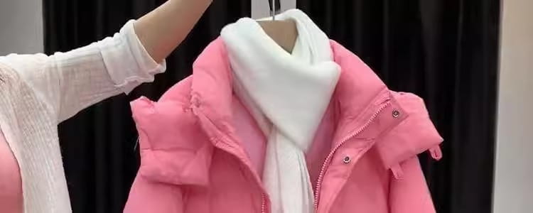 Women’s Cotton-padded Mid-length Thickened Hooded Jacket
