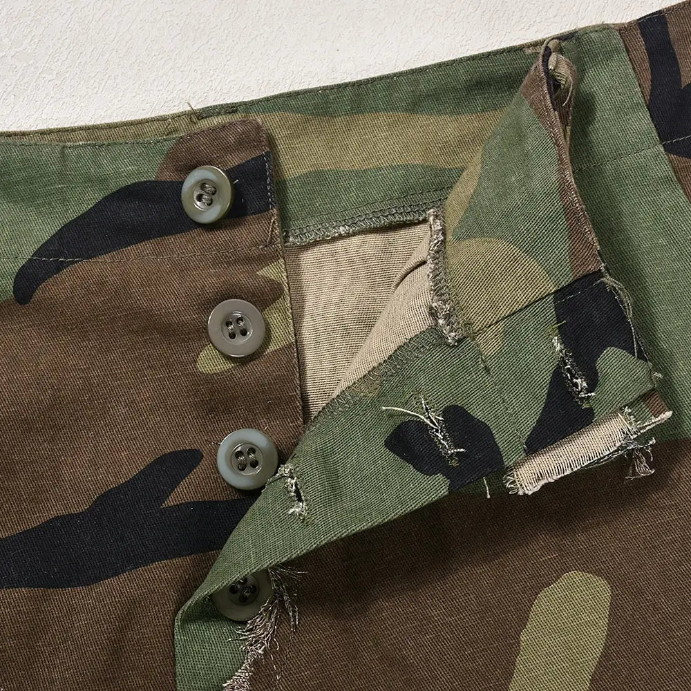 Autumn New Fashion Full Open Skirt Skirt Camouflage Skirt
