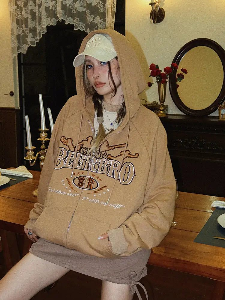 Women’s Thin Vintage Hooded Sweatshirt
