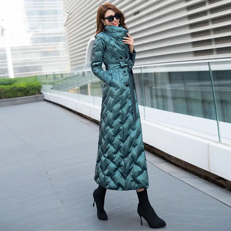 Women’s long down jacket