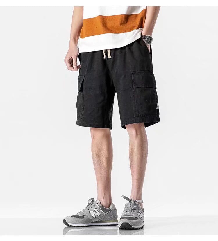 Summer Hong Kong Style Short Sleeve Shirt Coat Shorts Three-piece Suit