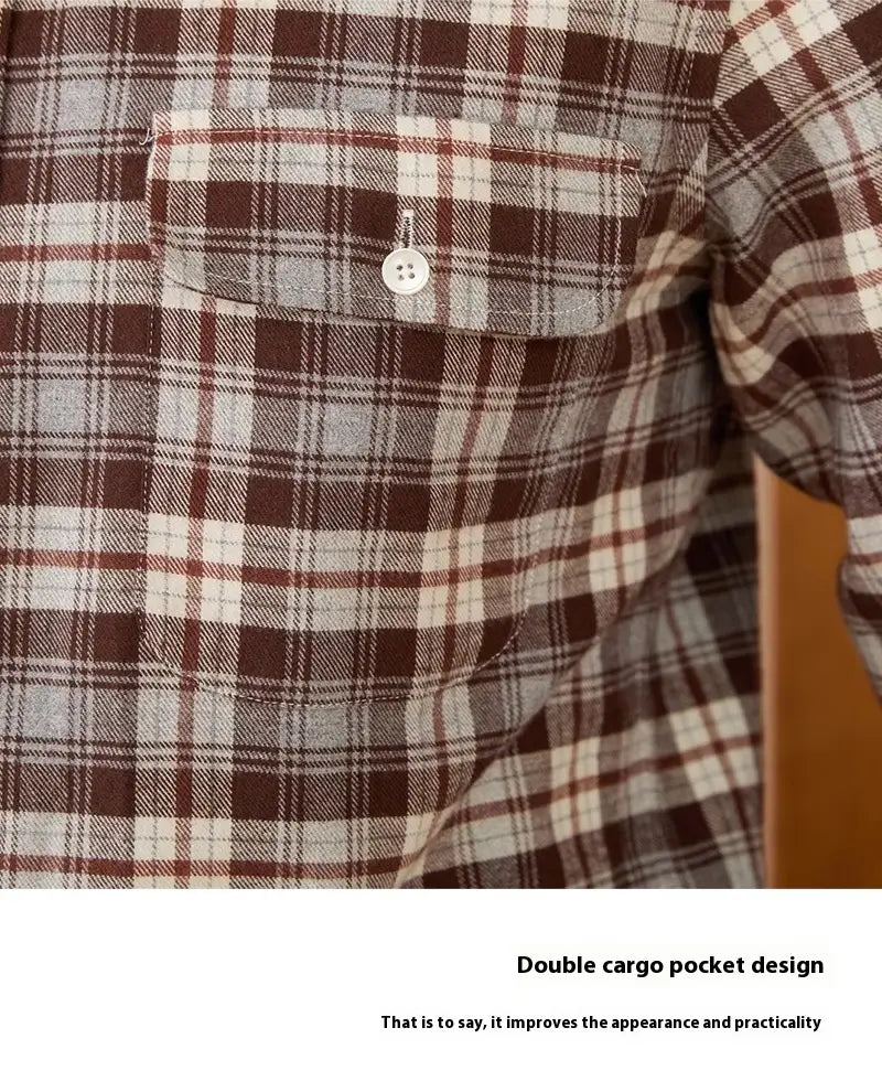 Retro Long Sleeved Shirt For Men