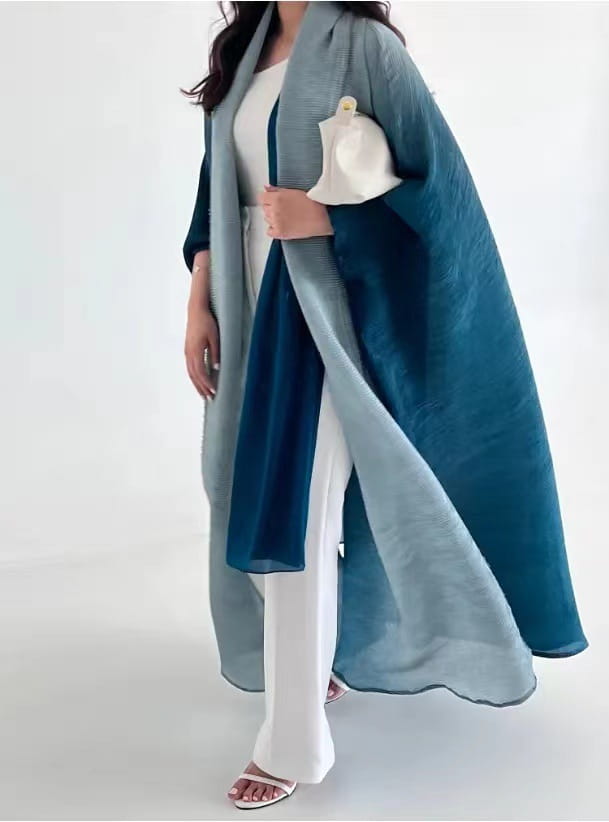 Sanzhai Shoulder Cloak Coat Pleated Loose Plus Size Scarf