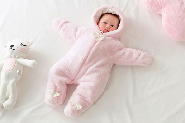 New Baby And Toddler Jumpsuit Thickened Children’s Coral Fleece