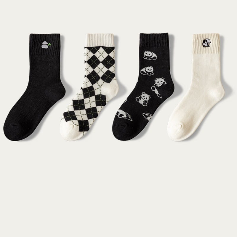 Cartoon Cute Cotton Tube Socks