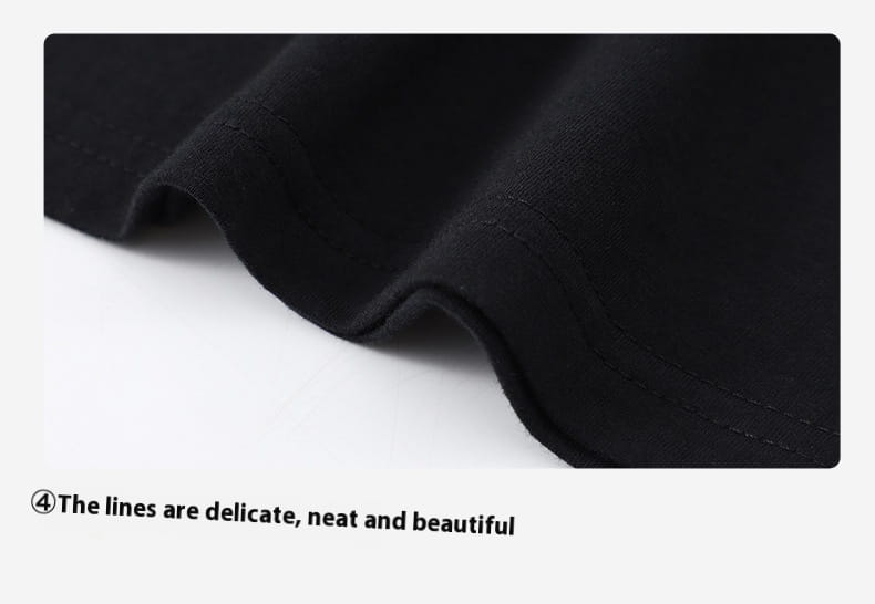 Cotton American Style High-end Half Sleeve T-shirt