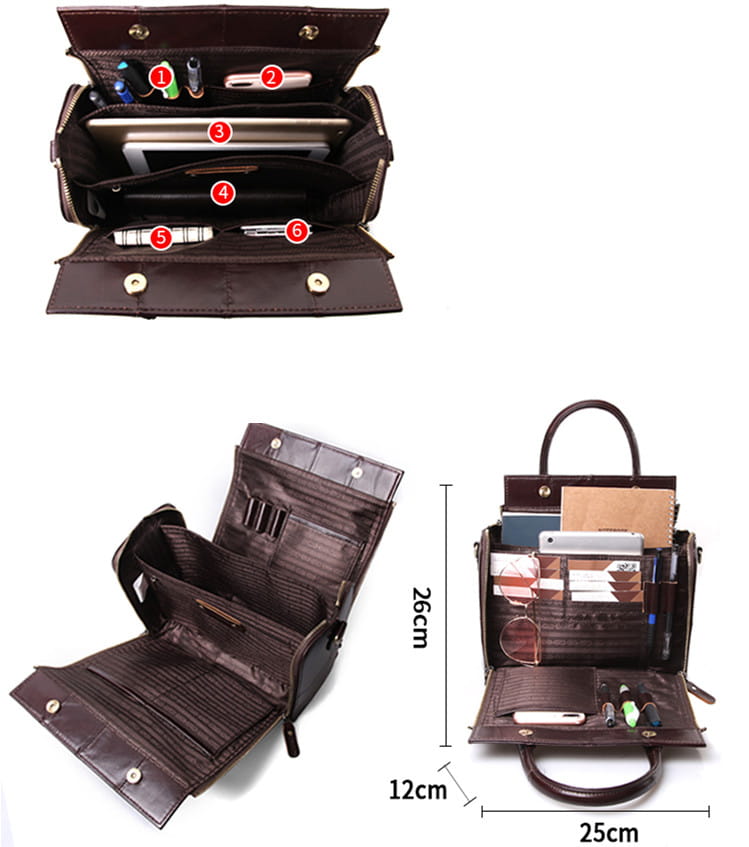 Bohemian Brown Leather Tablet Bag Luxury Clothing Find High-End Fashion Online