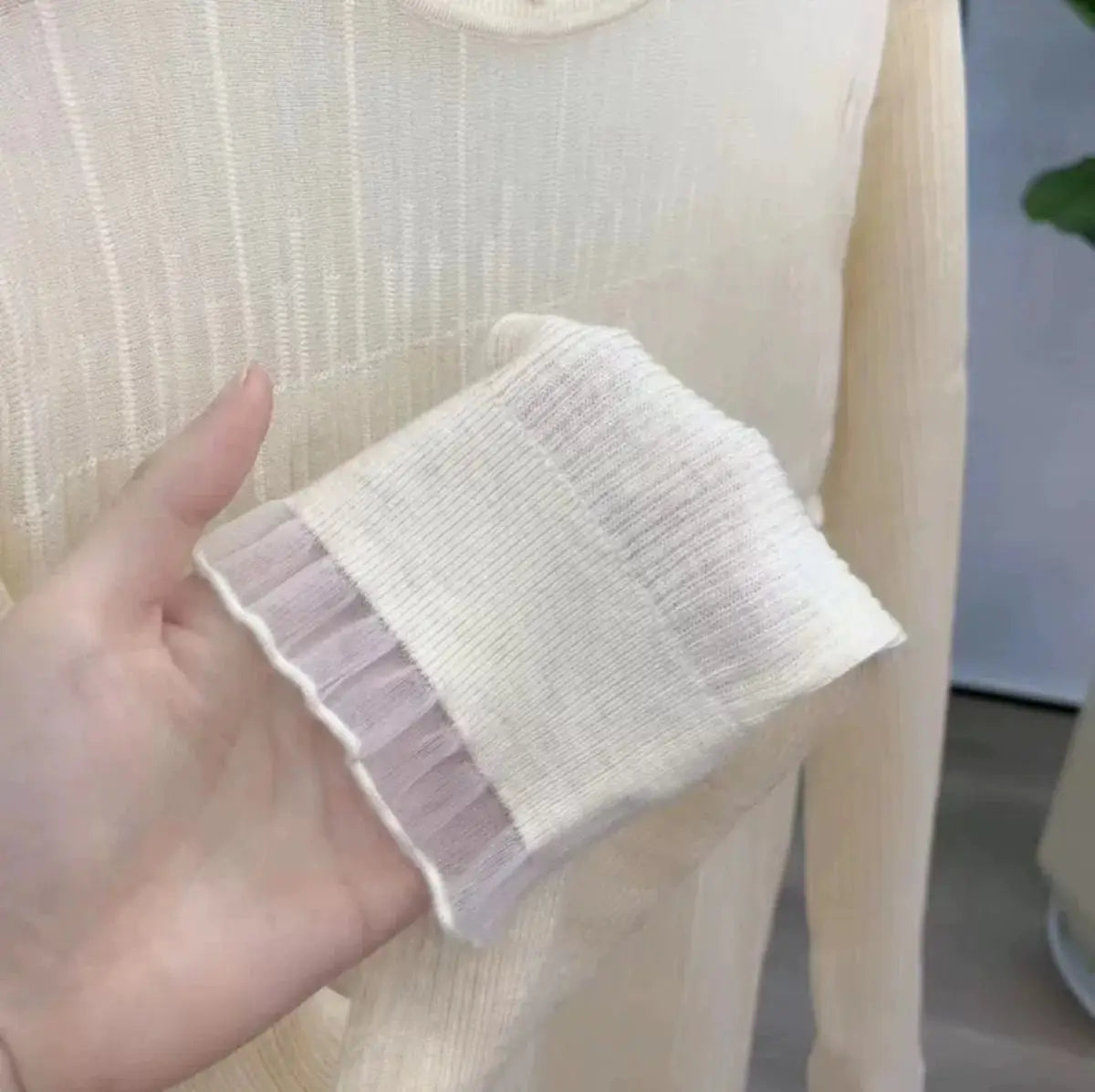 French Chic Small Top Lace Bottoming Shirt For Women
