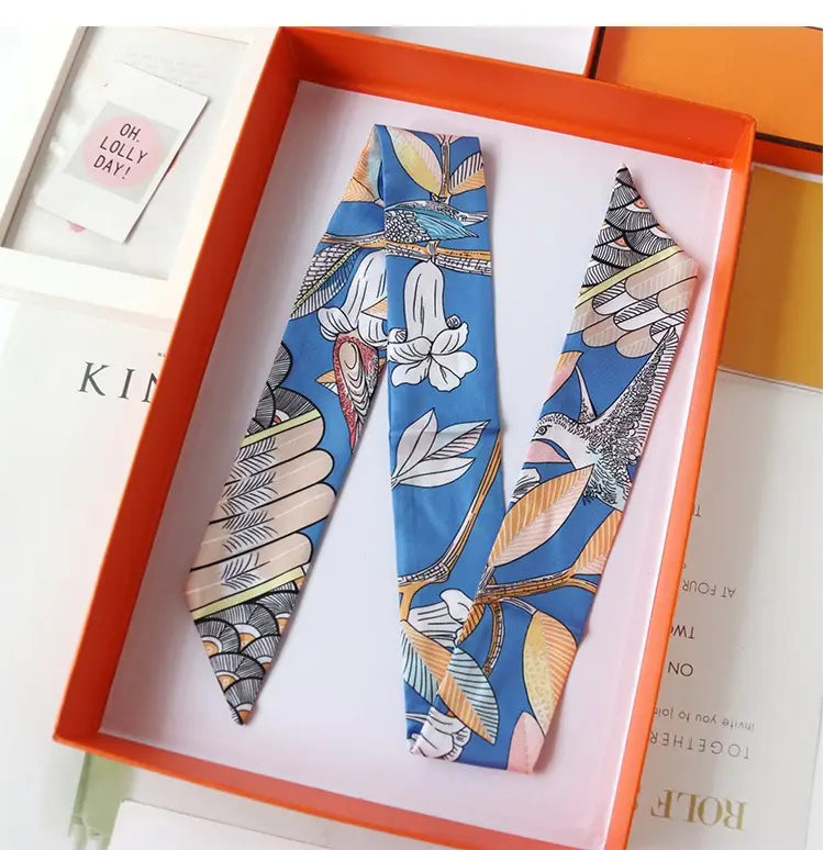Ribbon Thin Narrow Bag Handle Scarves Decoration