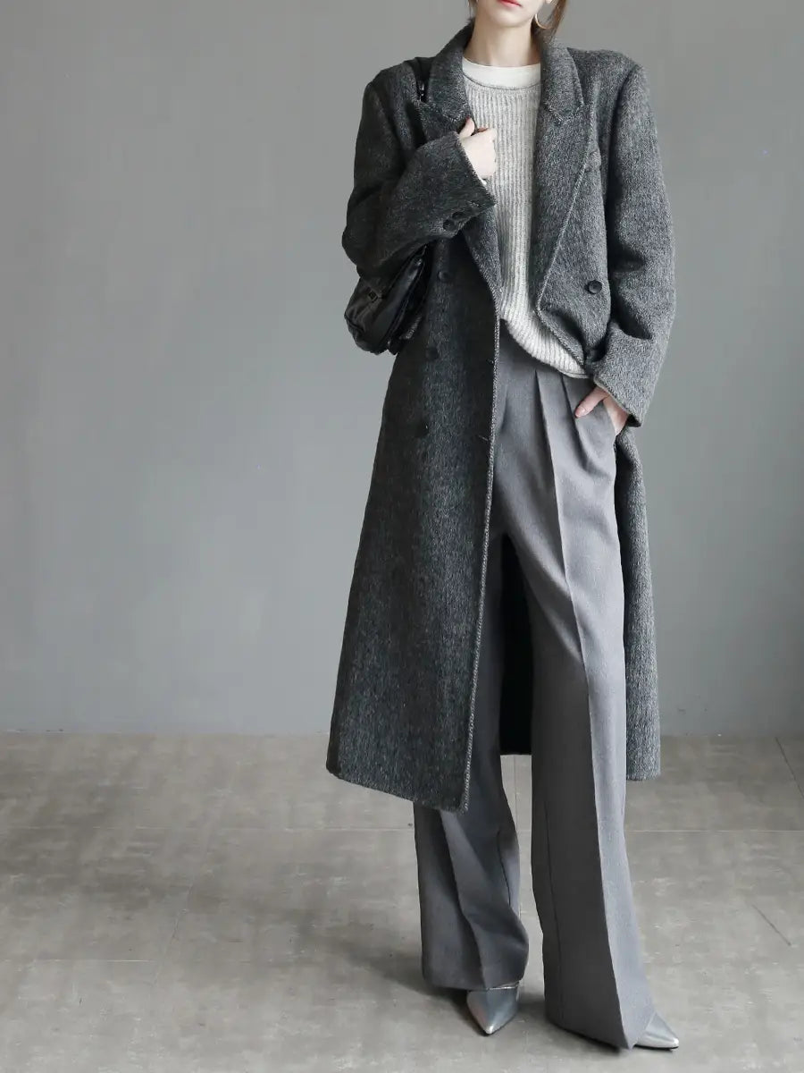 Suit Pants Women’s Slim Wide-leg Pants Mopping Floor Straight-leg Trousers