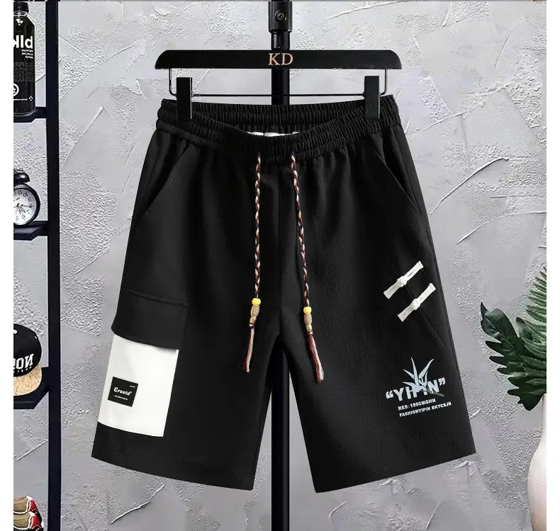 New Chinese Style National Style Suit Men’s Summer Short Sleeve Shirt Shorts Wear A Set Of Casual Sports Clothes
