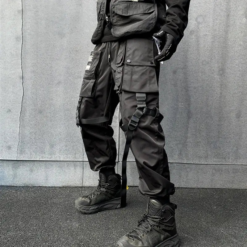 Men Fashion Loose Casual Overalls Youth