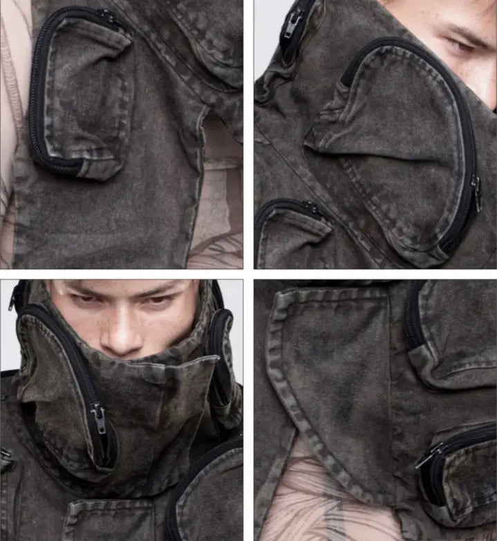 Asymmetrical Three-dimensional Bag Level Profile Tooling Vest Male