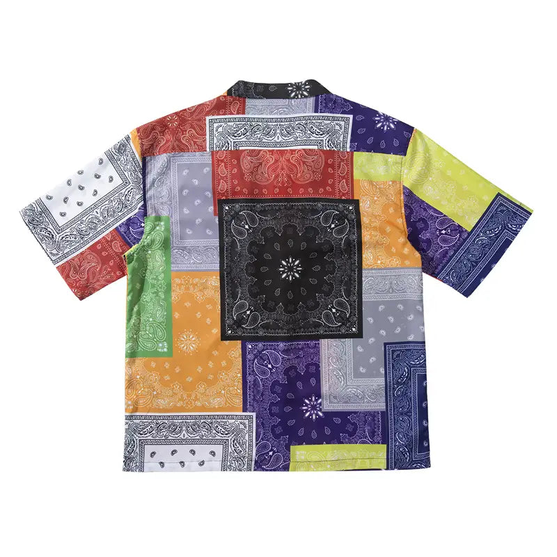 Cashew Flower Short Sleeve Shirt