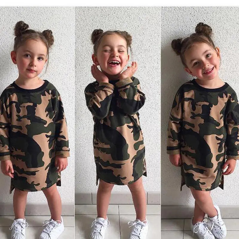 Girls’ camouflage clothes